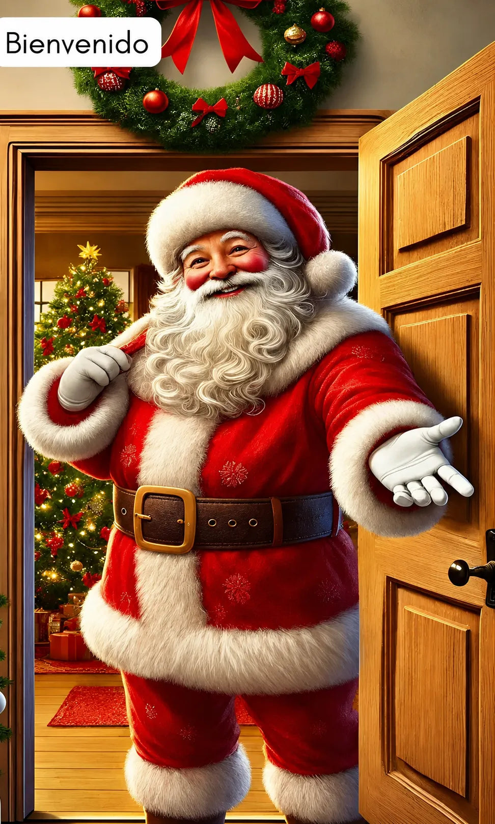 Decora tu puerta esta Navidad 🎄
