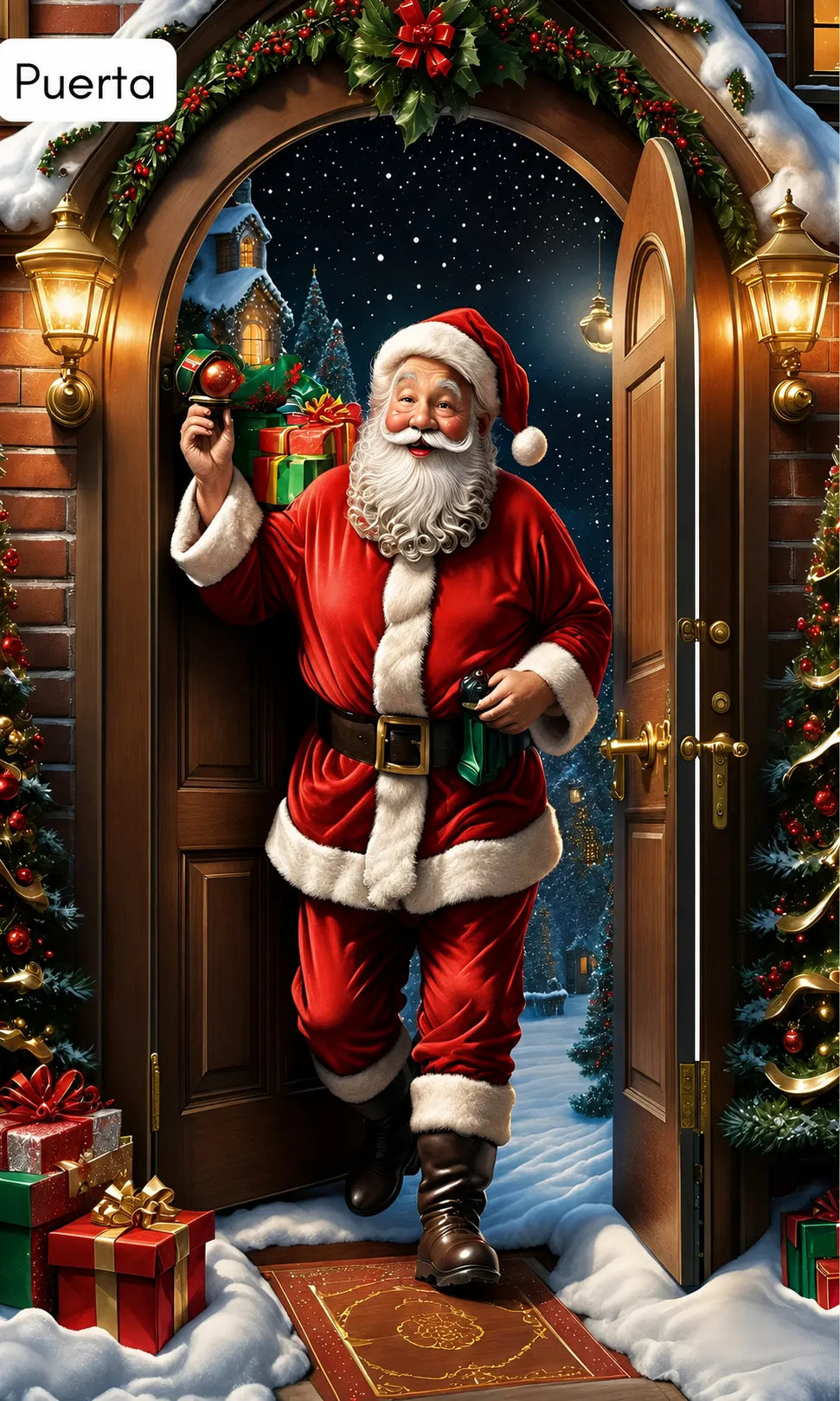 Decora tu puerta esta Navidad 🎄