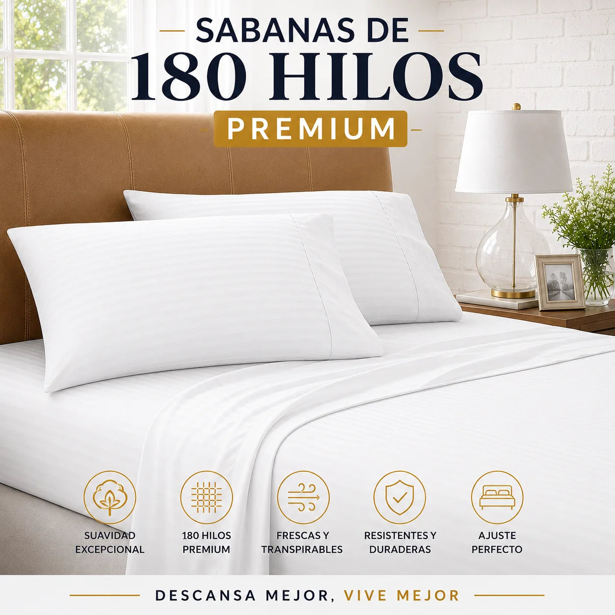 Sábanas Luxury - 180 Hilos