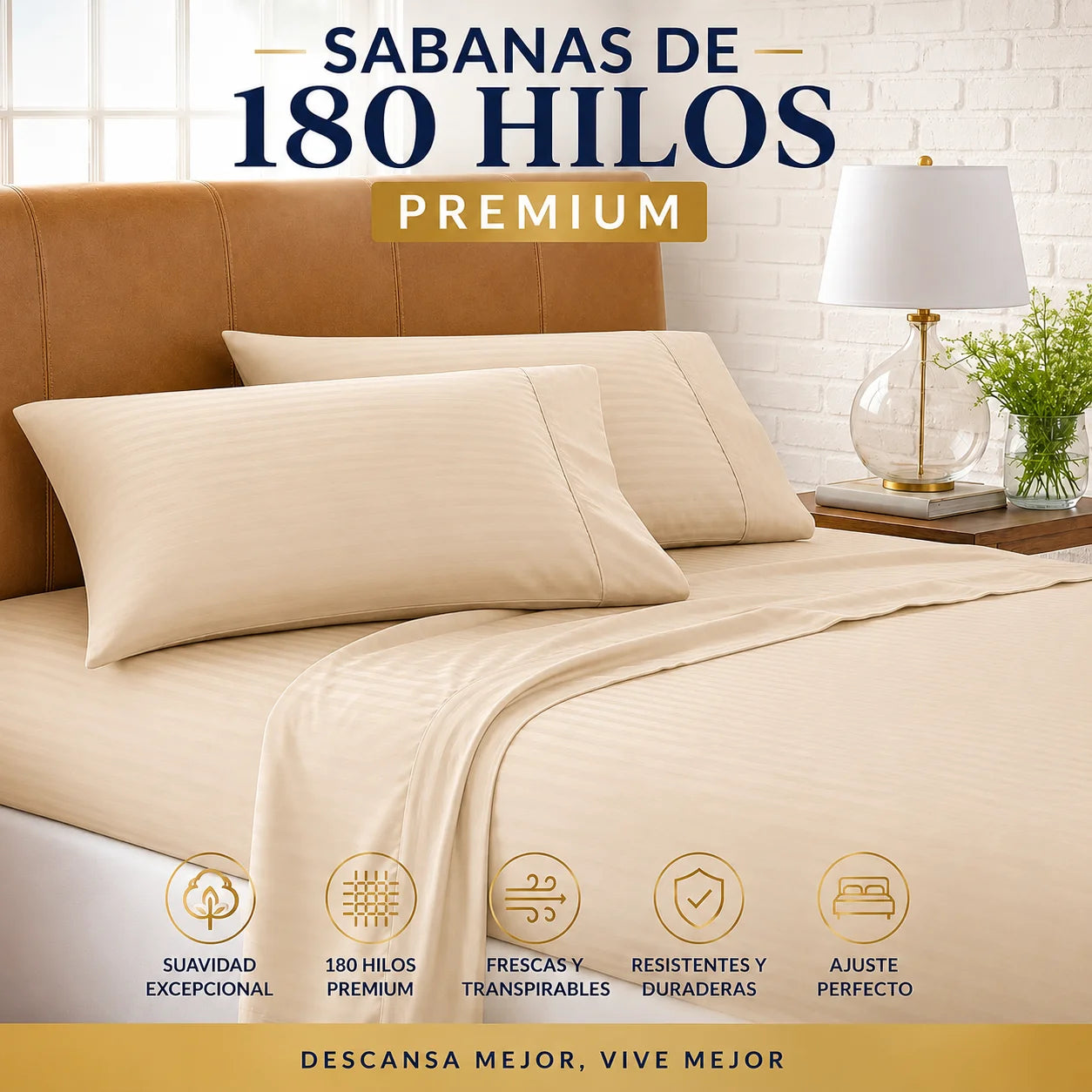 Sábanas Luxury - 180 Hilos