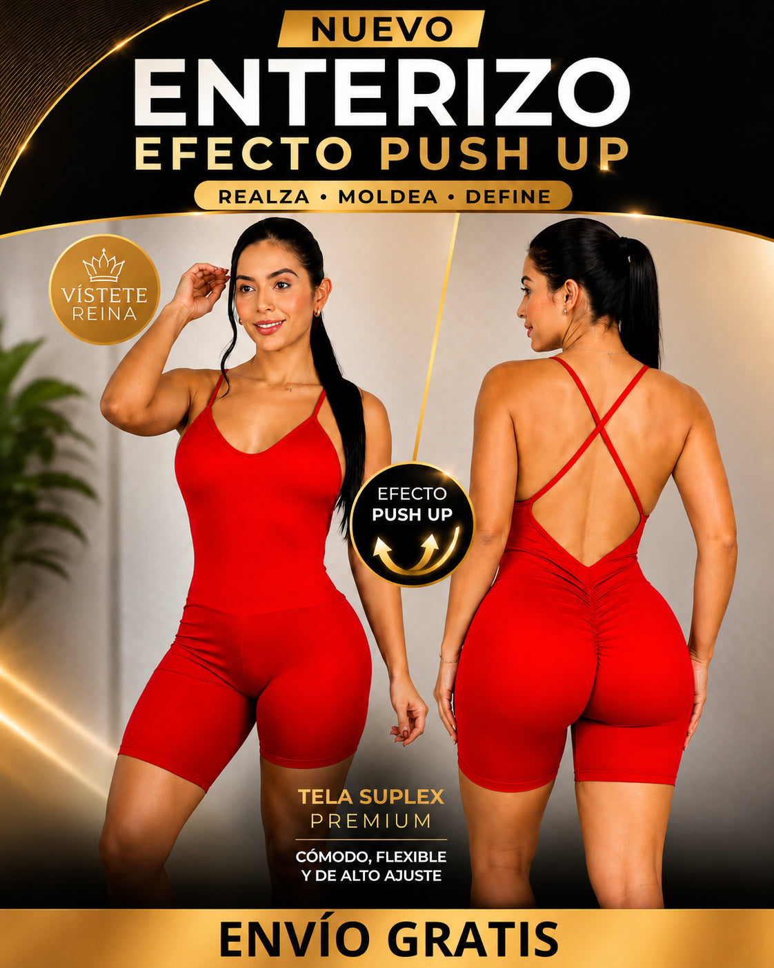Enterizo Push Up que Realza tus Curvas