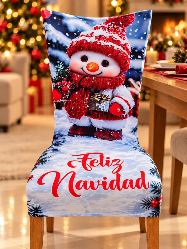 Diseño Copo de Nieve Bufanda Roja